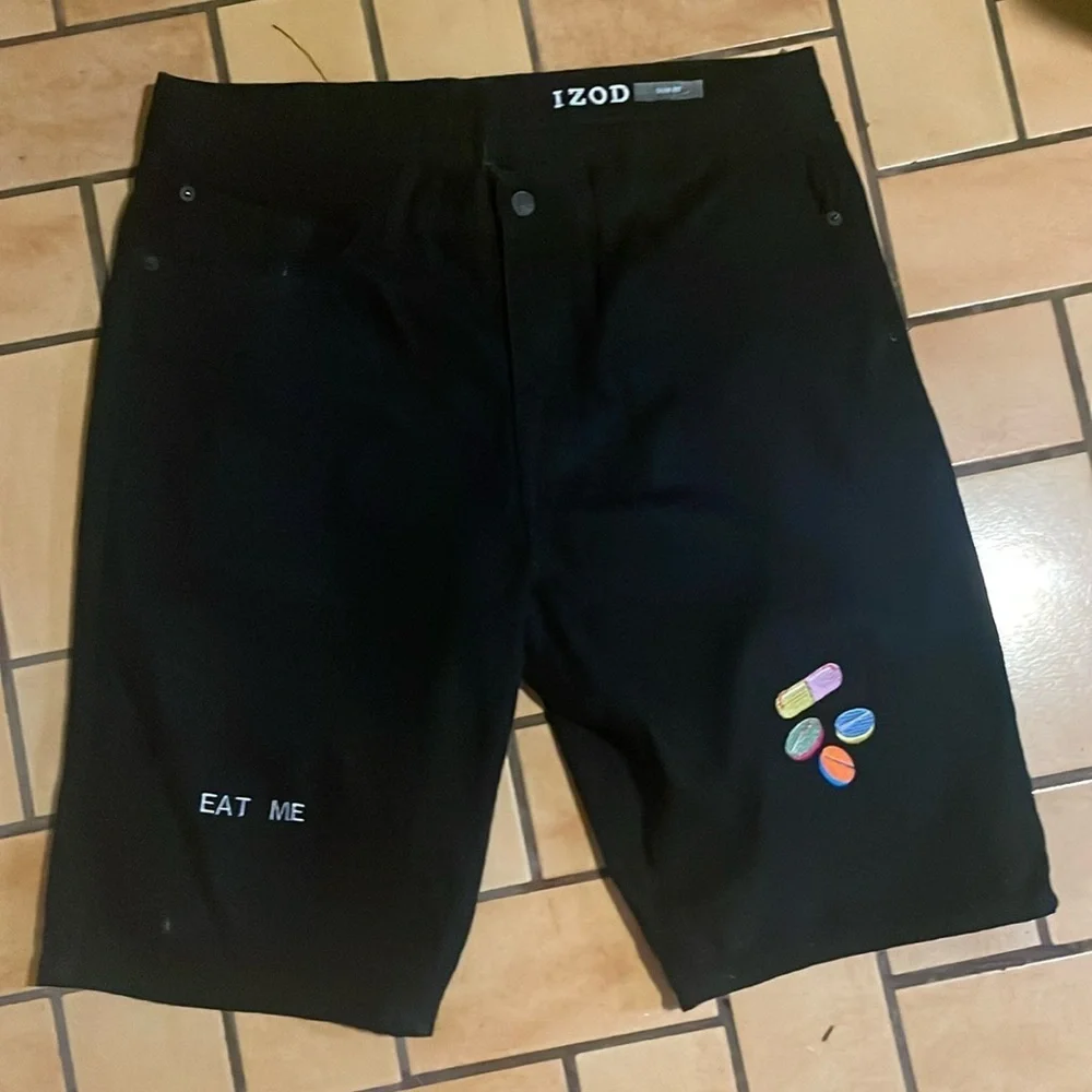 Izod black denim